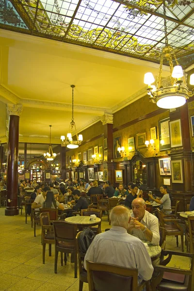 Café tortoni, buenos aires, argentina. — Fotografia de Stock