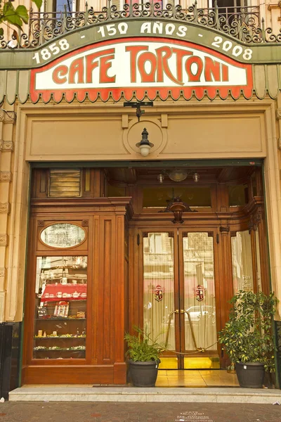Café tortoni, buenos aires, Argentyna. — Zdjęcie stockowe