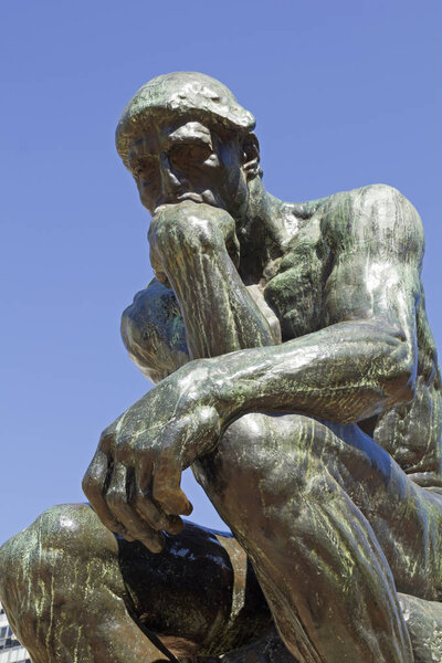 The Thinker by Rodin, Buenos Aires, Argentina. 