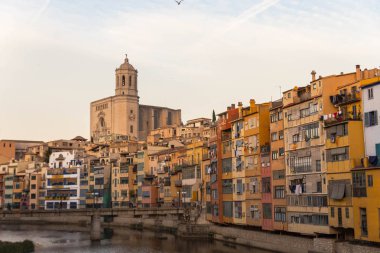 Gerona, Costa Brava, Katalonya, İspanya Panoraması.