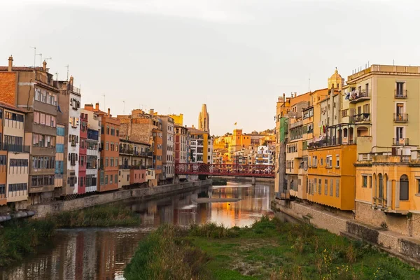 Panorama de Gerona, Costa Brava, Cataluña, España . — Foto de Stock