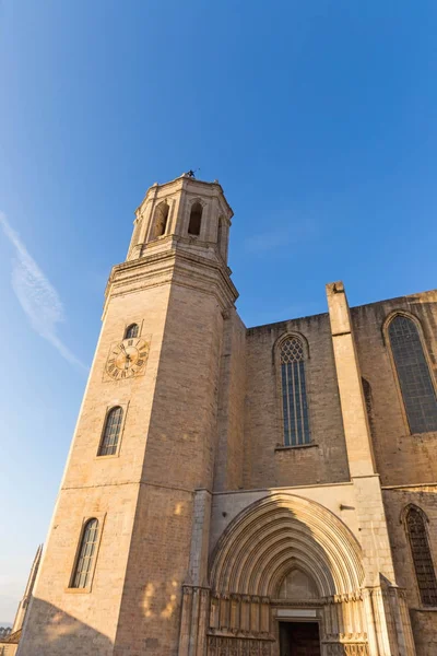 Catedral de Santa María. Gerona, Costa Brava, Cataluña, España . — Foto de Stock