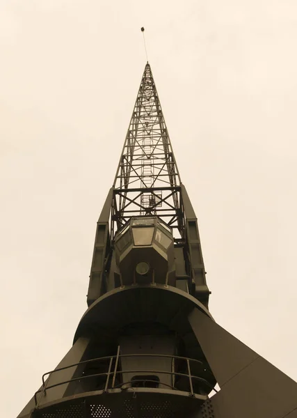 La vieille grue portuaire à Hambourg, Allemagne — Photo