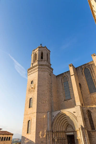 Santa Maria-katedralen. Girona, Costa Brava, Katalonien, Spanien. — Stockfoto