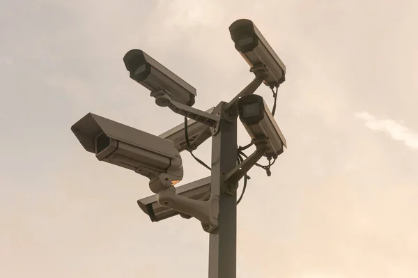 Six Security cameras — Stock Photo, Image