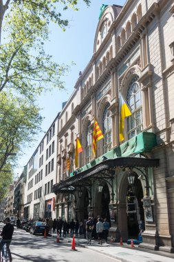 Gran Tiyatrosu del Liceu, Ramblas, Barselona, İspanya.