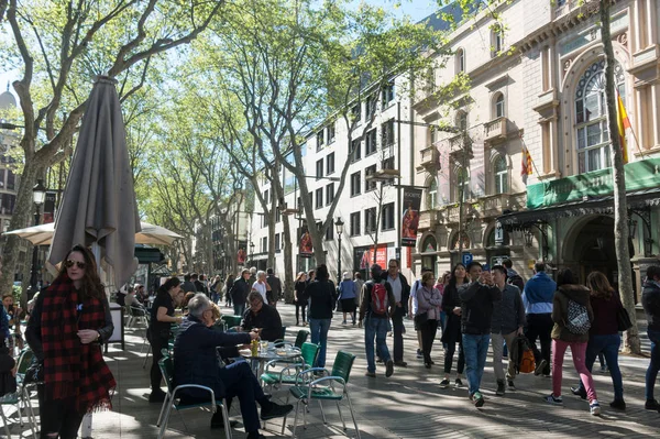 El Gran Teatro del Liceu, Ramblas, Barcelona, España . — Foto de Stock