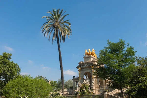 Парк Фадель в Барселоне, Испания . — стоковое фото
