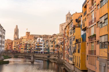 Gerona, Costa Brava, Katalonya, İspanya Panoraması.