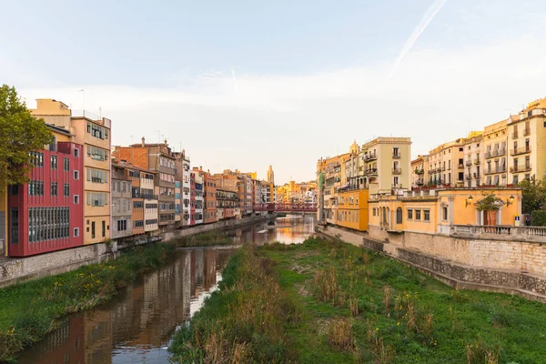 Panoráma a Gerona, Costa Brava, Katalónia, Spanyolország. — Stock Fotó