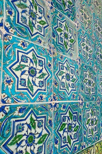 Antiguo turco hecho a mano - azulejos otomanos — Foto de Stock