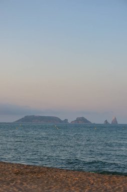 Medler adaların, Akdeniz'in panoramik. Kosta 