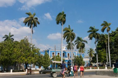 Jose Marti Park, ana kare, Cienfuegos, ön içinde 