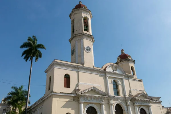 Katedralen i Den rene unnfangelse, Cienfuegos by, Cuba . – stockfoto