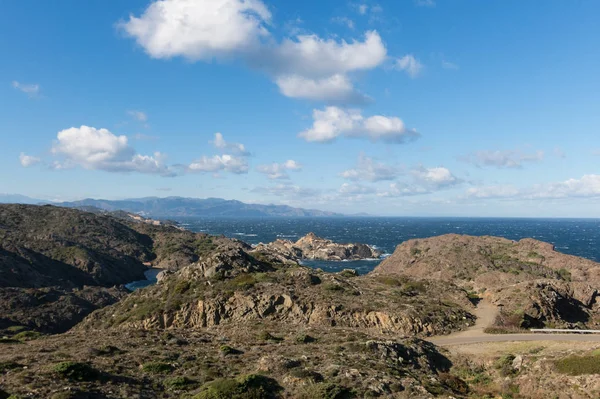 Cap de Creus Natural Park, Spaniens västligaste punkt. Spanien — Stockfoto