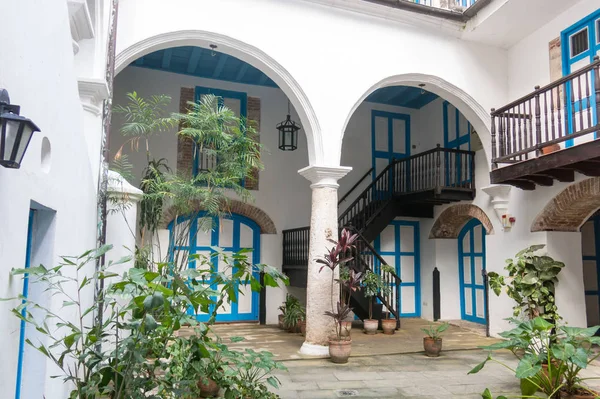 Interior del Palacio del Conde Lombillo, situado en la Plaza de la Catedral . — Foto de Stock