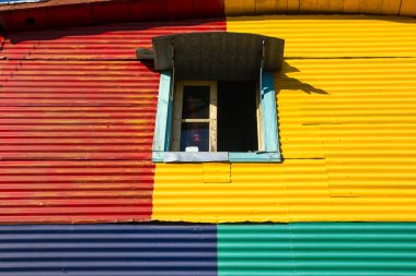 renkli binalar la boca, buenos aires, Arjantin