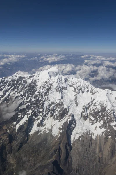 Cerro Tiquimani, Huayna Potosi. La Cordillera Real è un mountai — Foto Stock