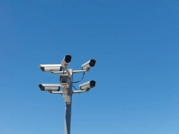 Kép-val különböző videó megfigyelő kamerák — Stock Fotó