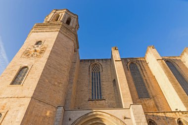 Santa Maria Katedrali. Gerona, Costa Brava, Katalonya, İspanya.