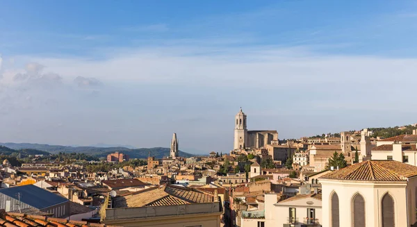 Das mittelalterliche viertel von gerona. Costa Brava, Katalonien, Spanien. — Stockfoto