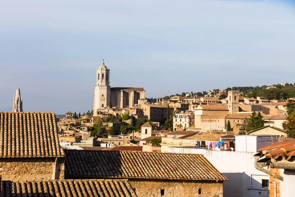 Il quartiere medievale di Gerona. Costa Brava, Catalogna, Spagna . — Foto Stock