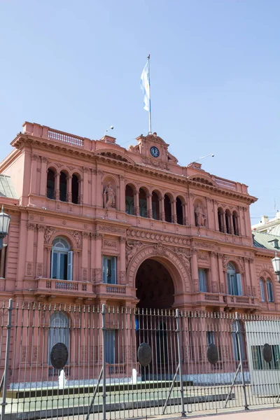 Casa Rosada (Casa Rosa) Palácio Presidencial da Argentina. Praça de Maio, Buenos Aires . — Fotografia de Stock