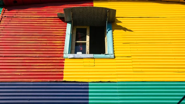 Renkli binalar la boca, buenos aires, Arjantin — Stok fotoğraf