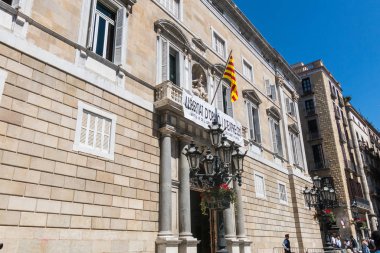 Generalitat Palace Catalonia Barcelona, İspanya. Saray 