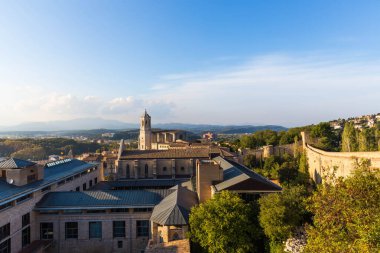 Gerona Ortaçağ dörtte. Costa Brava, Katalonya, İspanya.