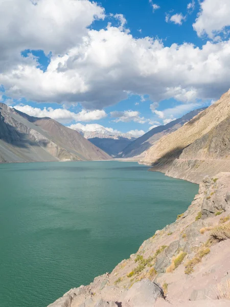 stock image Lake of Yeso. Cajon del Maipo. Santiago of Chile