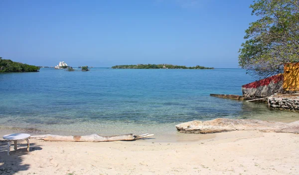 Bild stranden av Baru i Colombia bredvid Cartagena — Stockfoto