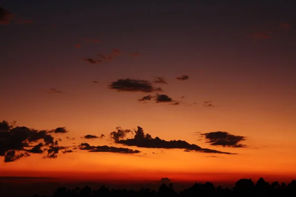 Tramonto Nel Mezzo Dei Tropici Colombiani Sierra Nevada Santa Marta — Foto Stock