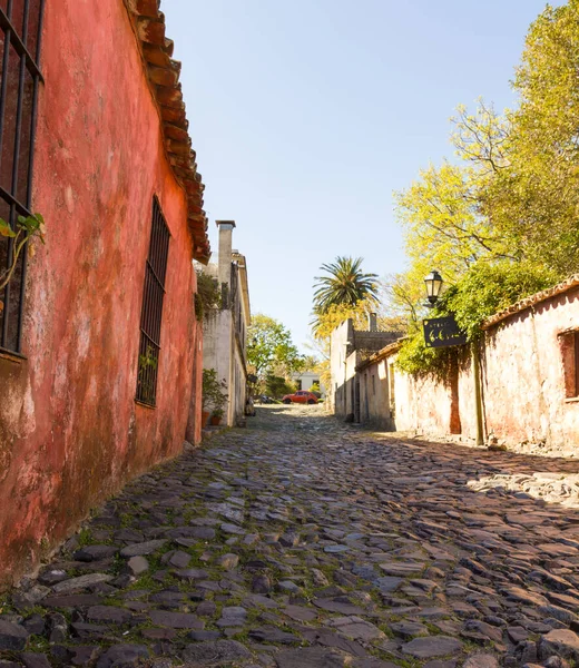 Street Suckar Den Historiska Stadskärnan Husen Från 18Th Century Och — Stockfoto