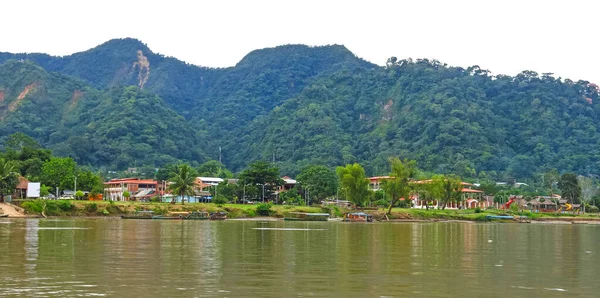 General View Amazonian Town Rurrenabaque Bank Beni River Amazon Main — Stock Photo, Image
