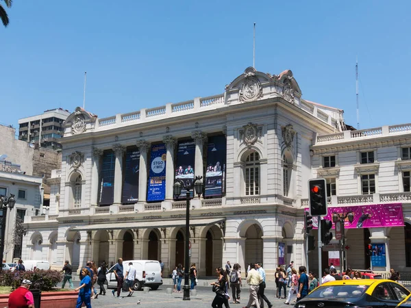 Santiago Chile Chile January 2018 Teatro Municipal National Opera Chile — Stock Photo, Image