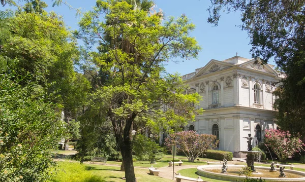 Imposanter Sitz Des Nationalkongresses Von Chile Zentrum Von Santiago Chile — Stockfoto