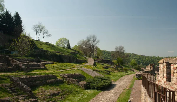 Tsarevets erődre, Veliko Tarnovo, Bulgária Stock Kép