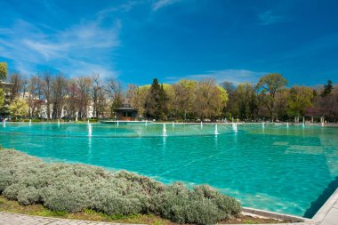 Plovdiv, Bulgaristan - 8 Nisan 2018: Panoramik şarkı Fou