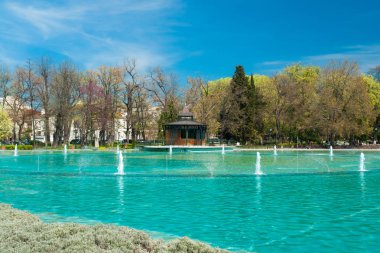 Plovdiv, Bulgaristan - 8 Nisan 2018: Panoramik şarkı Fou