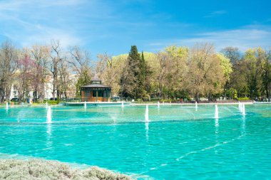 Plovdiv, Bulgaristan - 8 Nisan 2018: Panoramik şarkı Fou