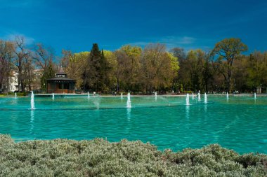 Plovdiv, Bulgaristan - 8 Nisan 2018: Panoramik şarkı Fou