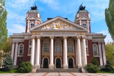 Ulusal Tiyatro Ivan vazov, sofia, Bulgaristan