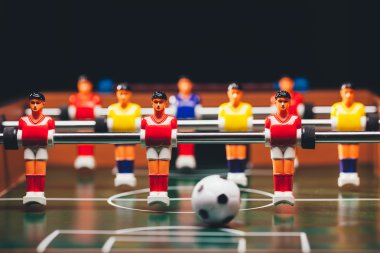 Masa futbol futbol oyunu (yapay modeli kicker ya da langırt)