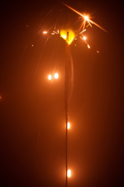 Haze kırmızı ışık ile Noel maytap