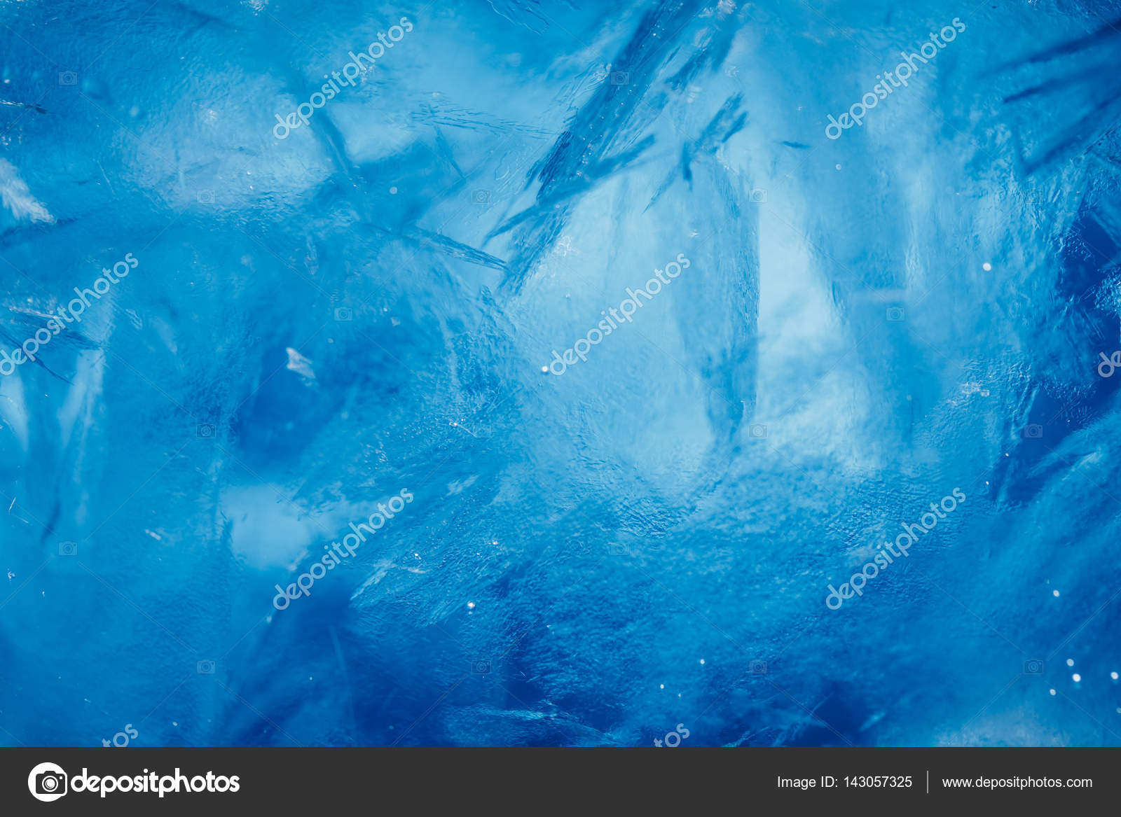 Ice background, blue frozen texture Stock Photo by ©nikkytok 143057325