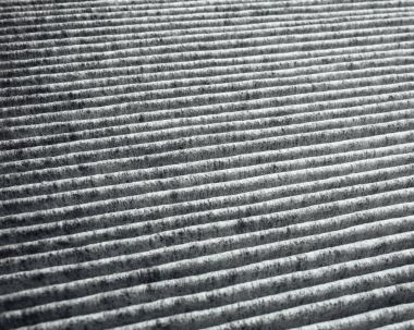 kömür hava filtresi, makro arka plan