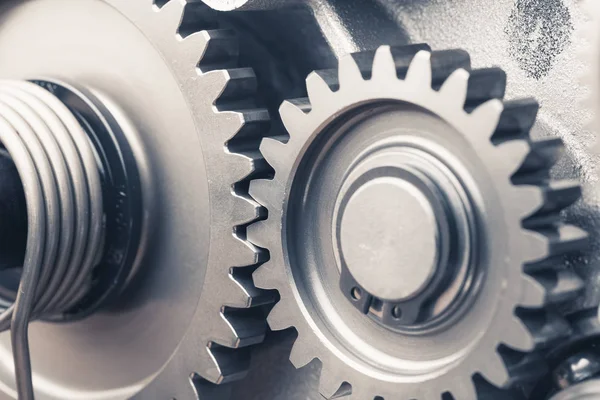 engine gear wheels, industrial background