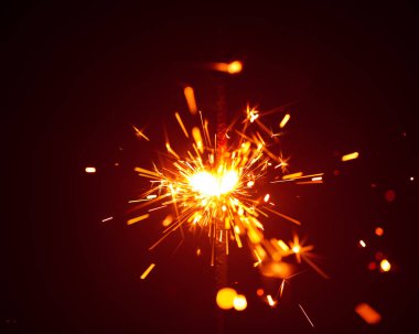 Haze kırmızı ışık ile Noel maytap