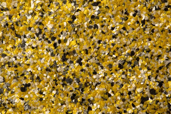 Frakcje tekstury, żółte powłoki dekoracyjne — Zdjęcie stockowe